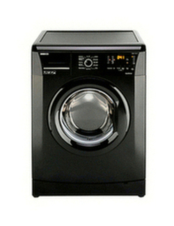 Beko WMB71231B Washing Machine, 7kg Load, A+ Energy Rating, 1200rpm Spin, Black
